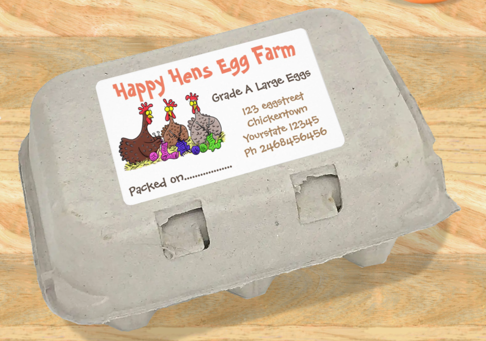 Chicken egg carton labels (and more) that are something to crow about. post thumbnail